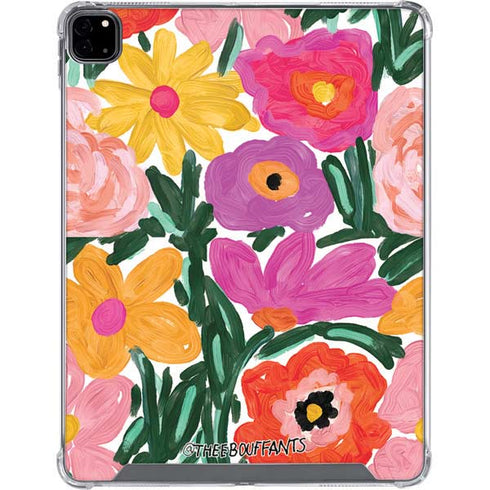 Bouffants and Broken Hearts Painterly Garden iPad Pro 12.9in (2020) Clear Case